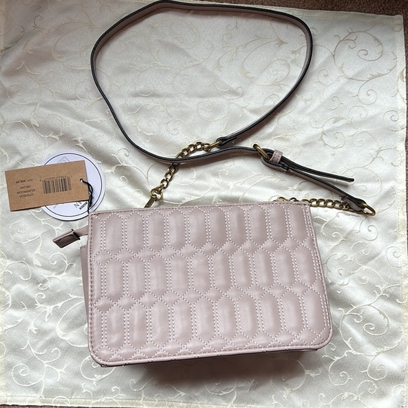 NWT STEVE MADDEN BELIAN Crossbody Bag Quilted 2PC🌹🌹 - Picture 5 of 17